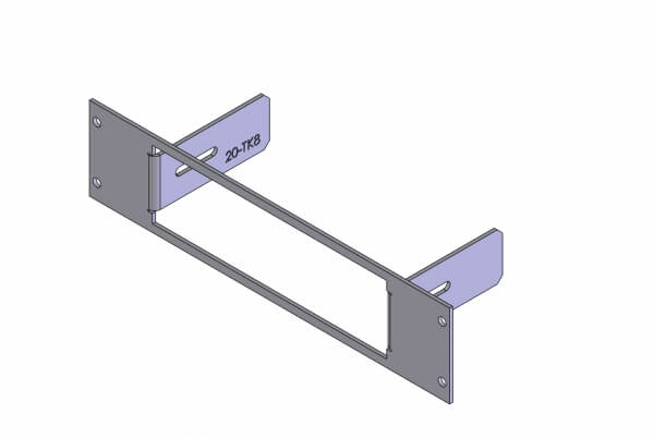 1-Piece Equipment Mounting Bracket, 2″ Mounting Space, Fits Kenwood TK-860