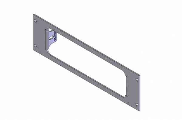 1-Piece Equipment Mounting Bracket, 2.5″ Mounting Space, Fits Motorola CDM 750, 1250, 1550