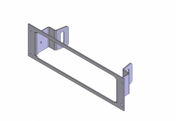 1-Piece Equipment Mounting Bracket, 2.5″ Mounting Space, Fits Motorola Spectra A5, A7, Astro Digital Spectra W5, XTL5000 W4, XTL5000 W5