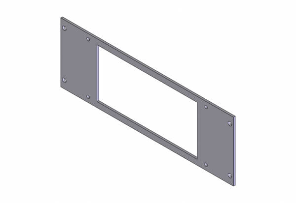 1-Piece Equipment Mounting Bracket, 3″ Mounting Space, Fits Carson Siren SA-441/Whelen 295HFRS