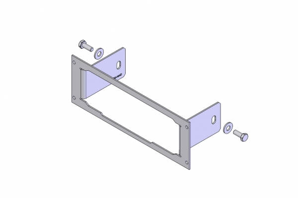 1-Piece Equipment Mounting Bracket, 3″ Mounting Space, Fits Hytera MD782G Remote Head Radio