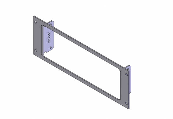 1-Piece Equipment Mounting Bracket, 3″ Mounting Space, Fits L3Harris/L3 Mobile-Vision Flashback 3 DVR
