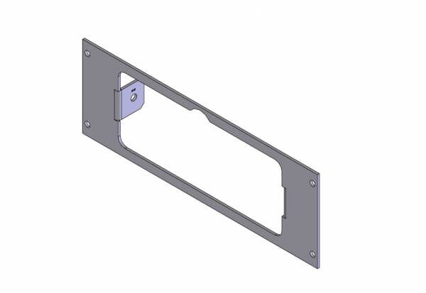 1-Piece Equipment Mounting Bracket, 3″ Mounting Space, Fits Whelen 295HF100, 295SL100, 295SL101, 295HFSA1, Alpha12S, MGC01, PCCHD, WS2100, 295SLSA1