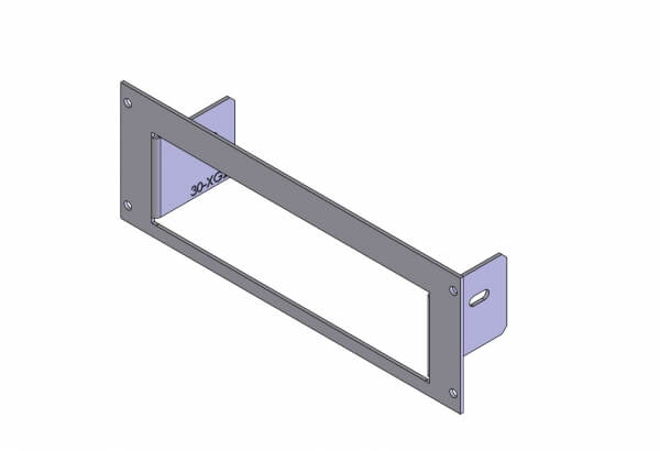 1-Piece Equipment Mounting Bracket, 3″ Mounting Space, Fits Harris/L3Harris XG-25M model DM-M78B