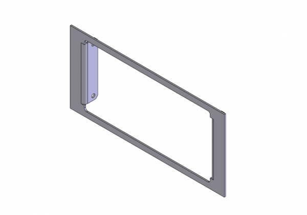 1-Piece Equipment Mounting Bracket, 4″ Mounting Space, Fits Misc. Panasonic AG-CPD20