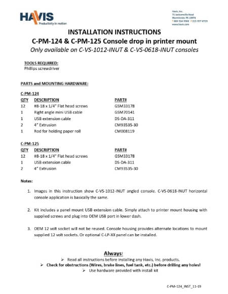 Installation Instructions (PDF)