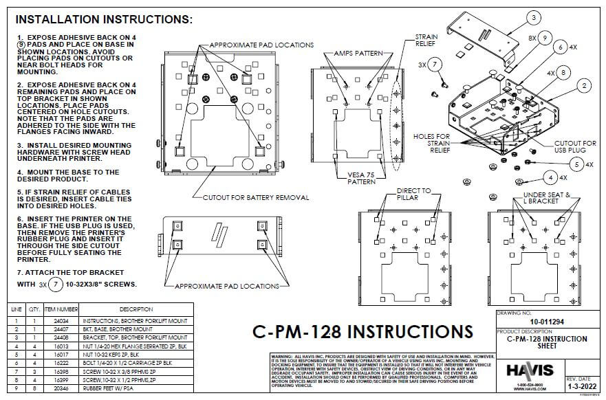 Install Instructions