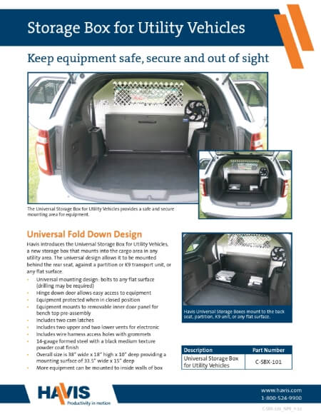 Product Sales Sheet (PDF)