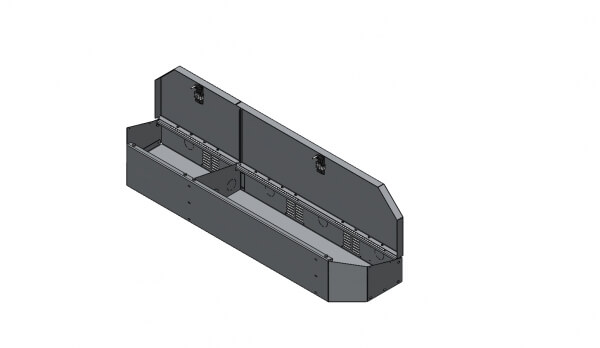 Lockable Under-Seat Storage Box for Ford F-Series Trucks