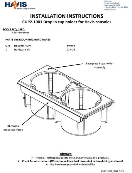 Installation Instructions (PDF)