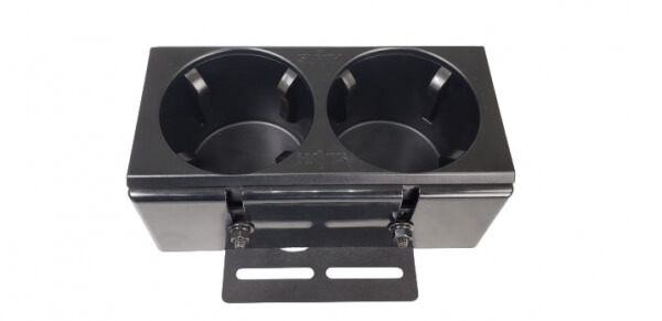 External Mount Self-Adjusting Cup Holder