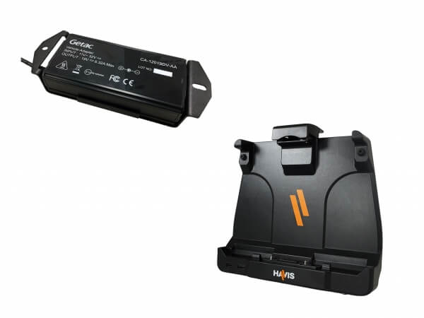 DISCONTINUED – Docking Station For Getac UX10 Tablet With External Power Supply with Lighter Plug