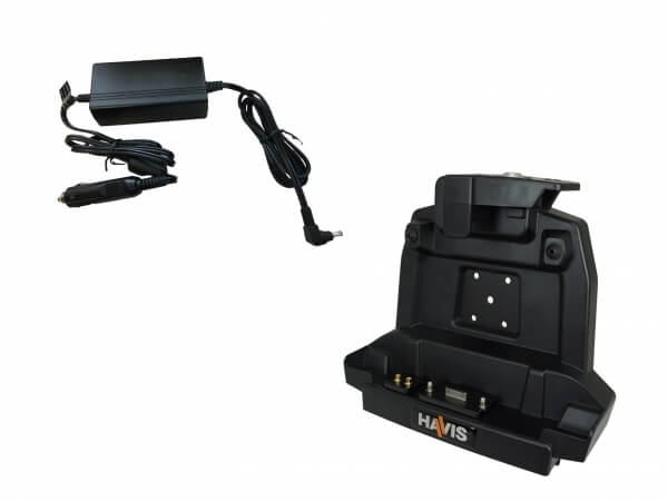 DISCONTINUED – Docking Station For Getac ZX70 Tablet With JAE Connector, Dual Pass-Thru Antenna Connections & External Power Supply