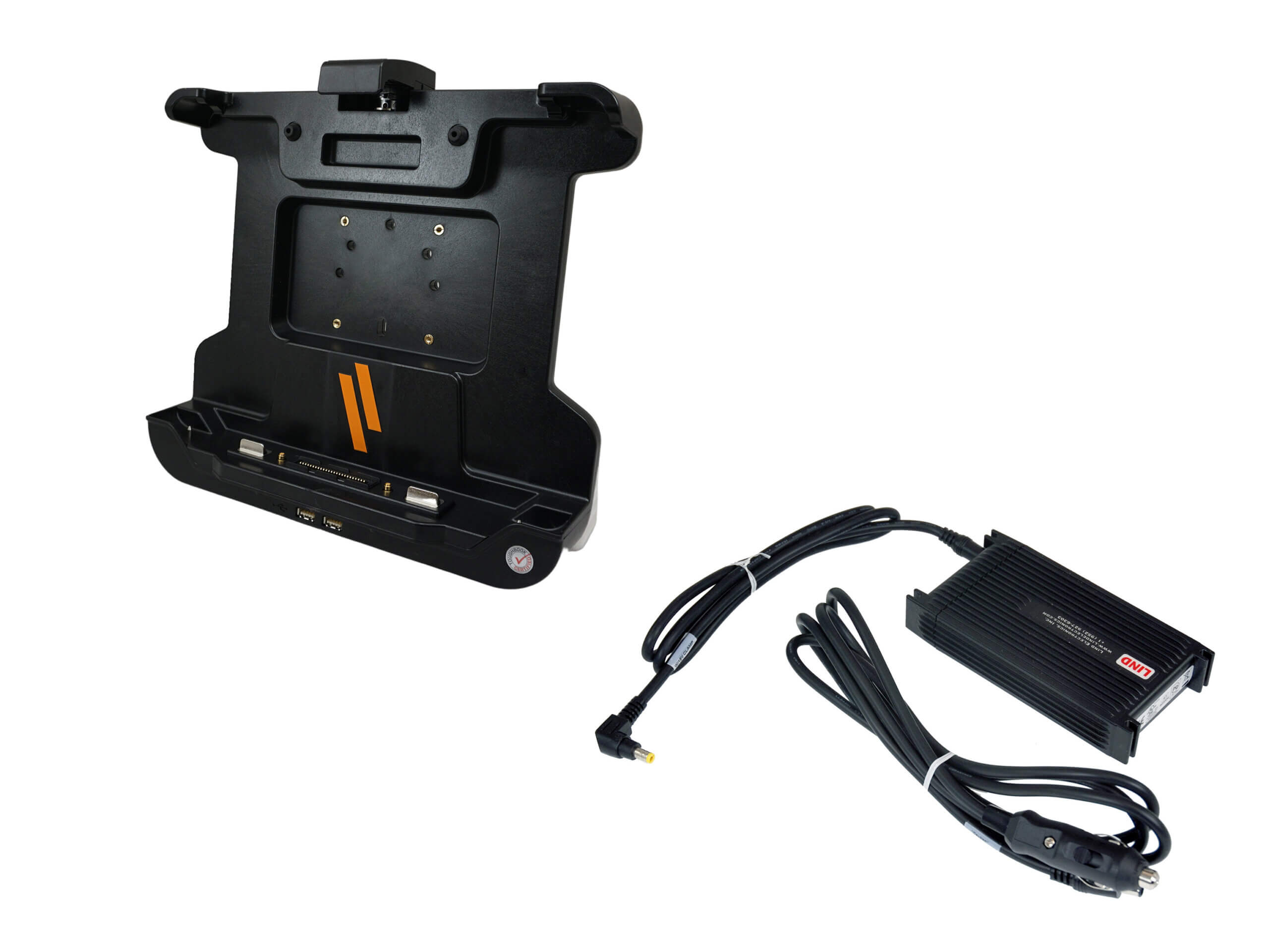 DISCONTINUED – Docking Station For Panasonic TOUGHBOOK 33 Tablet with Advanced Port Replication & Dual Pass-Thru Antenna Connections & LIND Power Supply