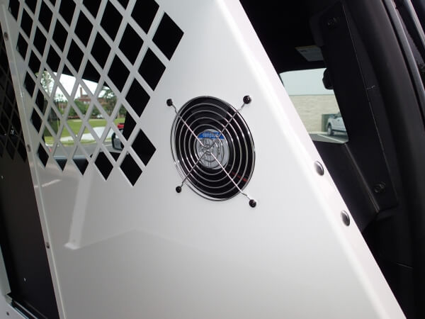 Dual K9 Divider With Door For 2015-2020 Chevrolet Tahoe Extended K9 – White