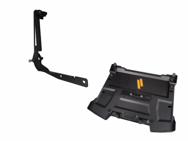 Package – Cradle For Getac S410 Notebook With Triple Pass-Thru Antenna Connections & Screen Support