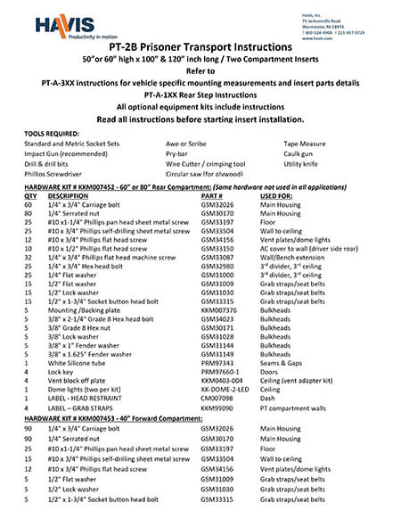Installation Instructions (PDF)