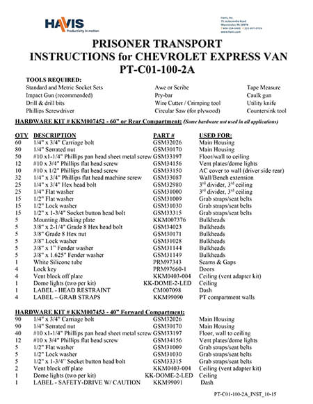 Installation Instructions (PDF)