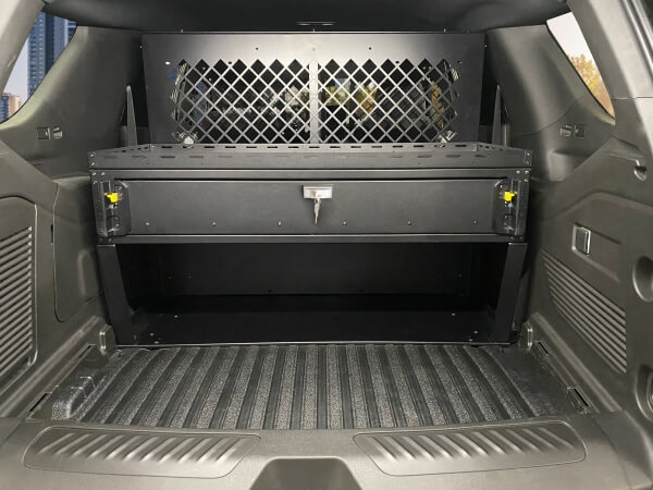 Havis Modular Storage Drawer Mount with Tall Risers for 2021-2024 Chevrolet Tahoe