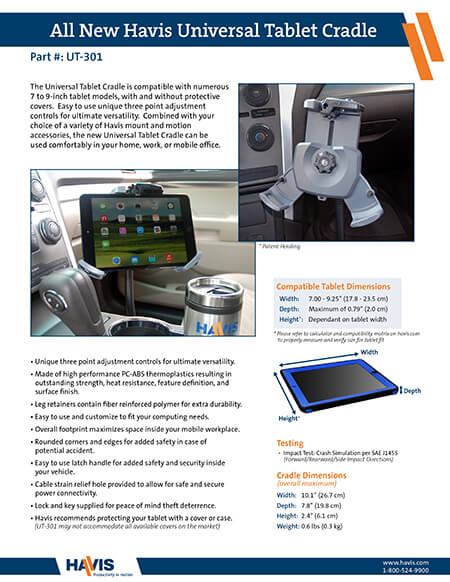 Product Sales Sheet (PDF)
