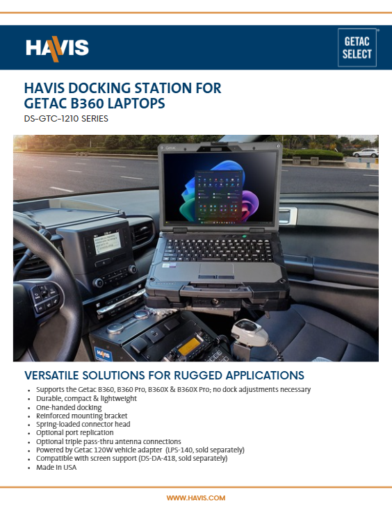 Getac B360 & B360 Pro Docking Station
