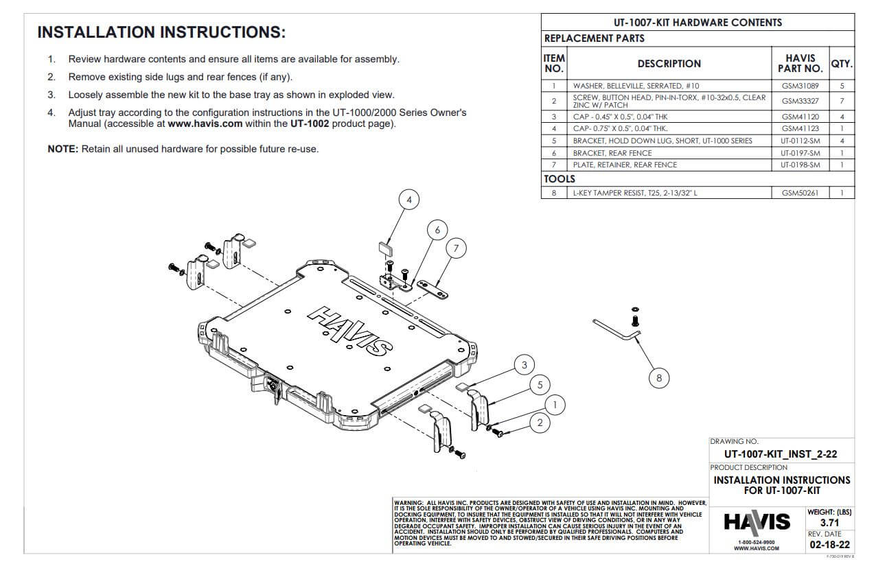 Installation Instructions