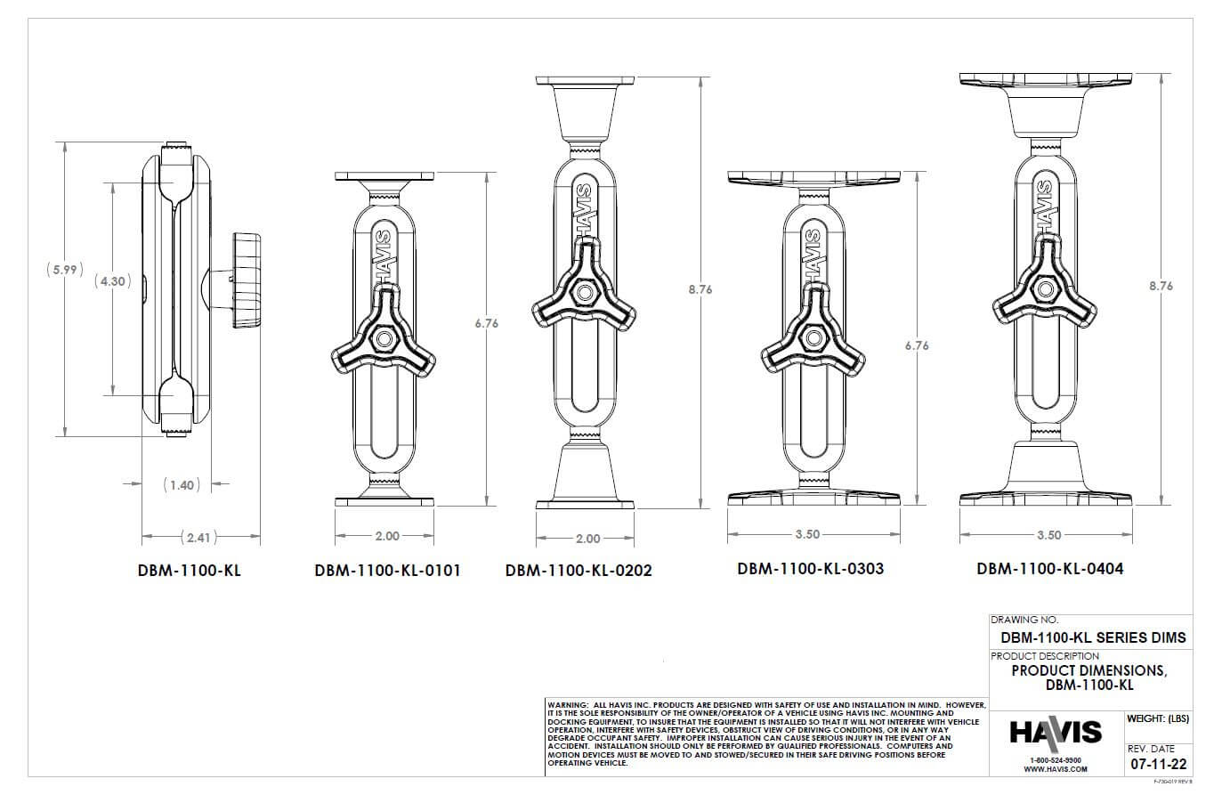 Product Dimensions