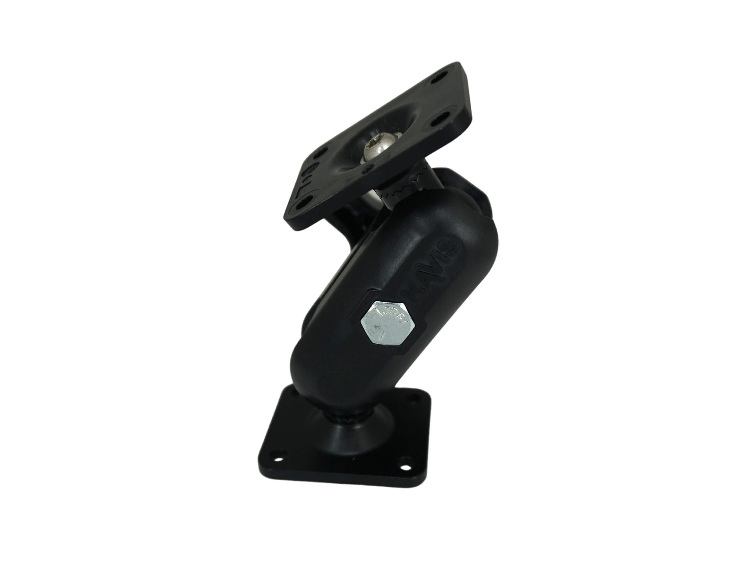 Dual Ball Mount with 1.00″ Knob-Style Standard Housing & Two Standard AMPS Plates