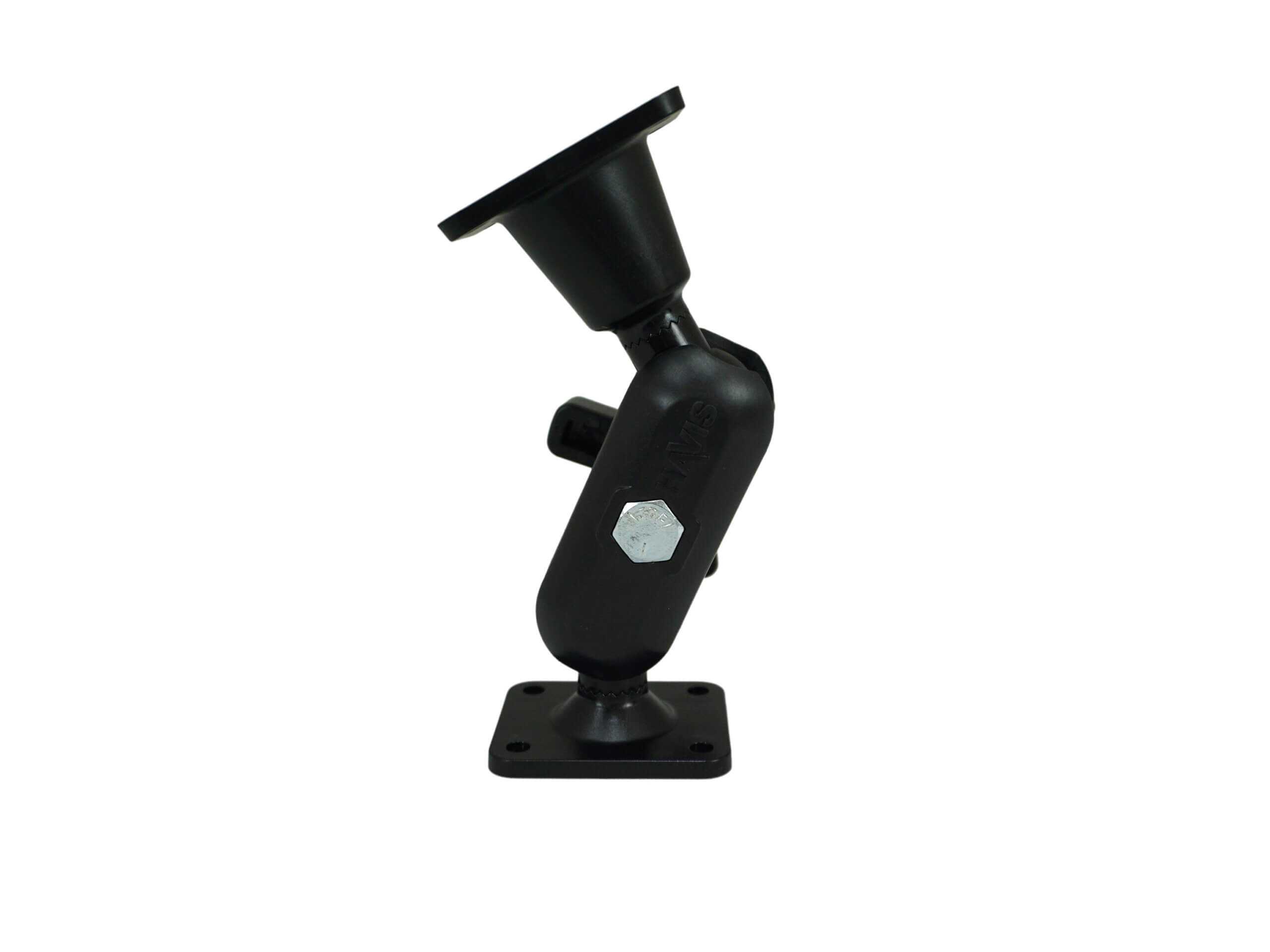 Dual Ball Mount with 1.00″ Knob-Style Standard Housing, One Standard AMPS Plate & One Long AMPS Plate