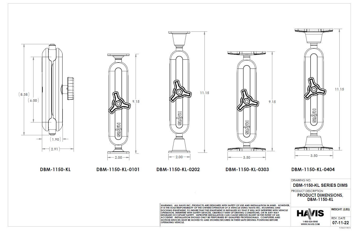 Product Dimensions