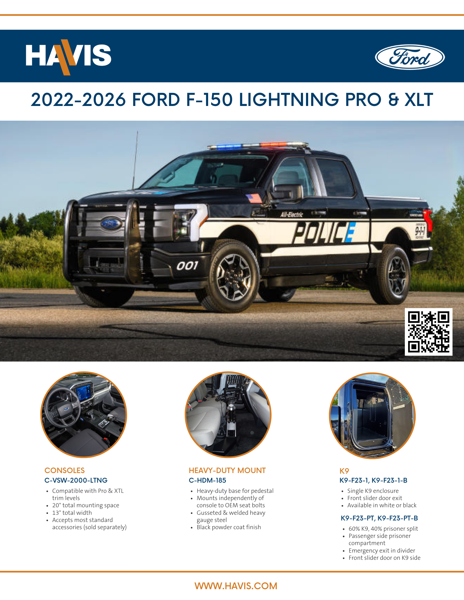 2022-2026 Ford F-150 Lightning Pro & XLT Sales Sheet – Public Safety