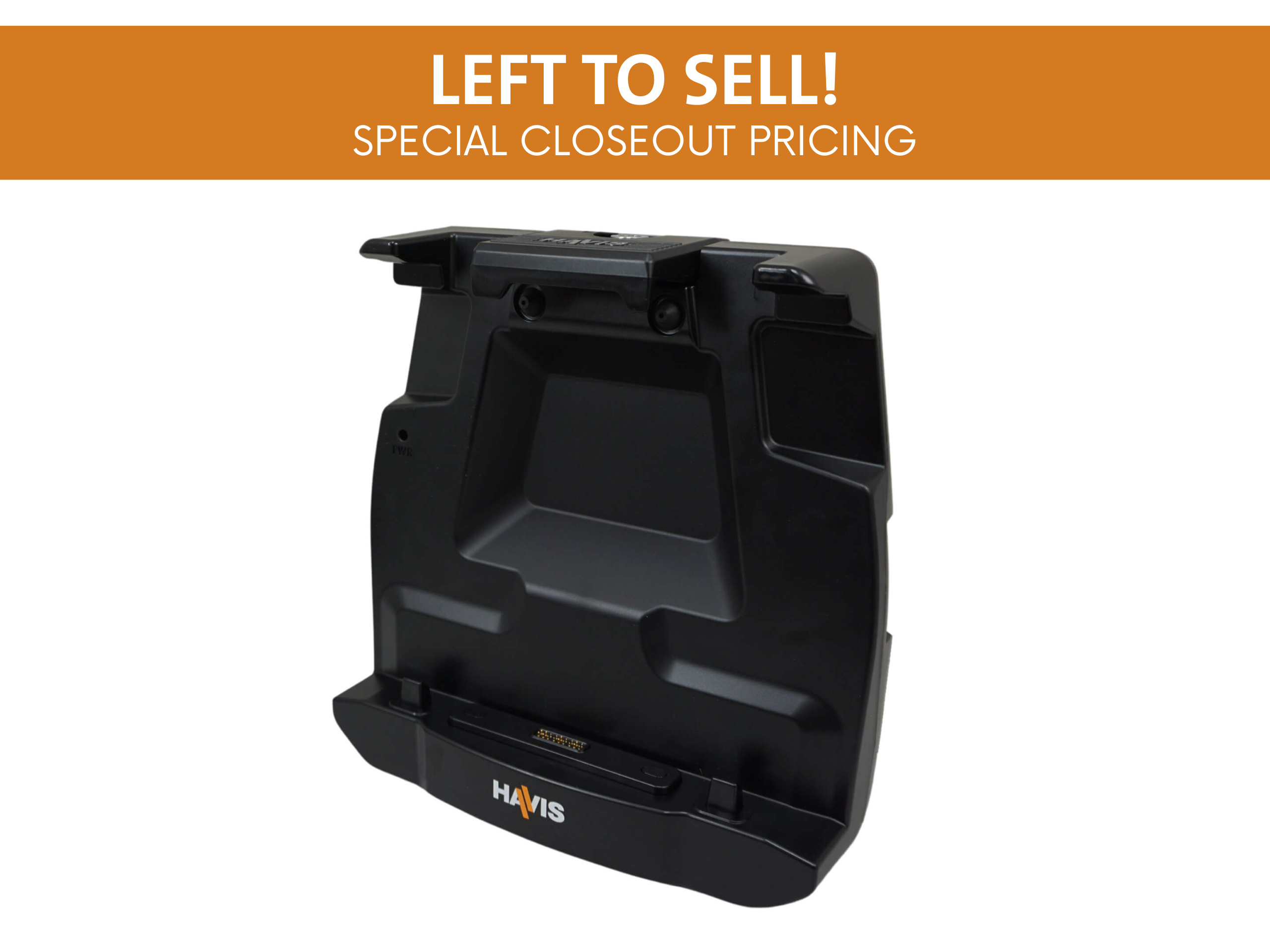LEFT TO SELL – Docking Station for Dell’s Pro Rugged 12 (Latitude 7230) Tablet with Advanced Port Replication & Internal, Non-isolated Power Supply