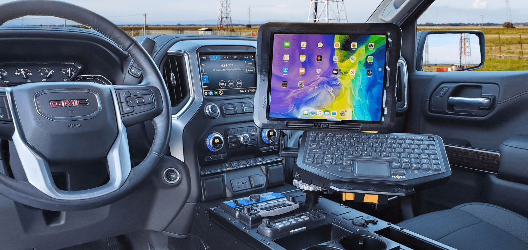 Havis TC-109 for Apple iPad iPad Pro 12.9" in Chevy Silverado