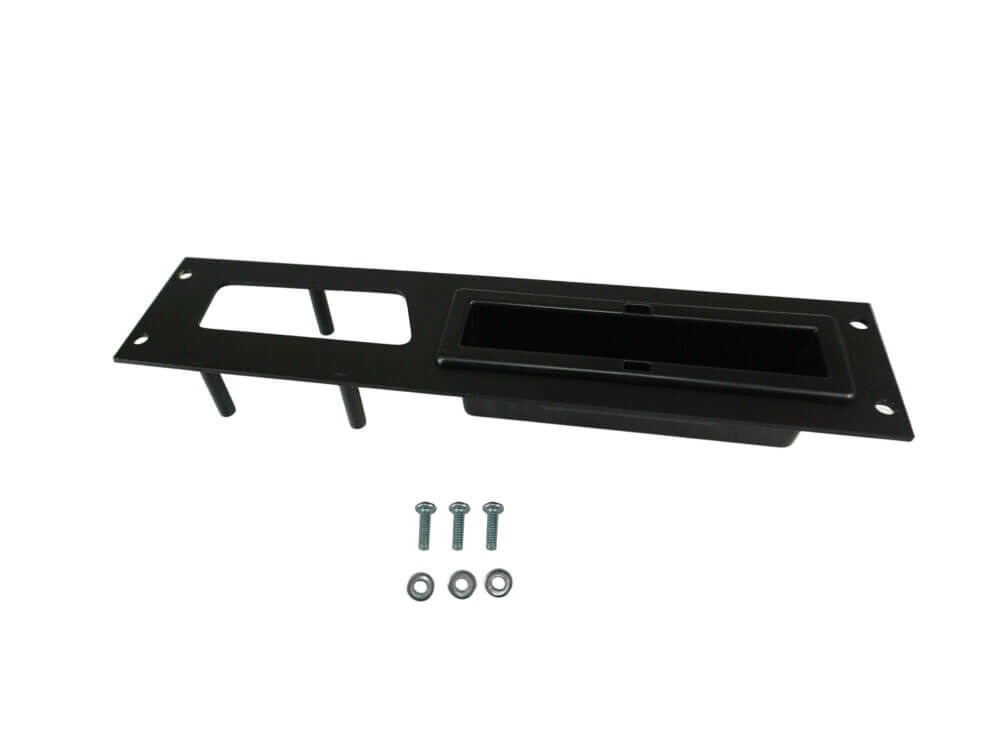 Console Accessory Bracket Kit with Accessory Holder and Cutout for Relocating AWD Control Switch in C-VS-1500-DUR-2 Dodge Durango Console