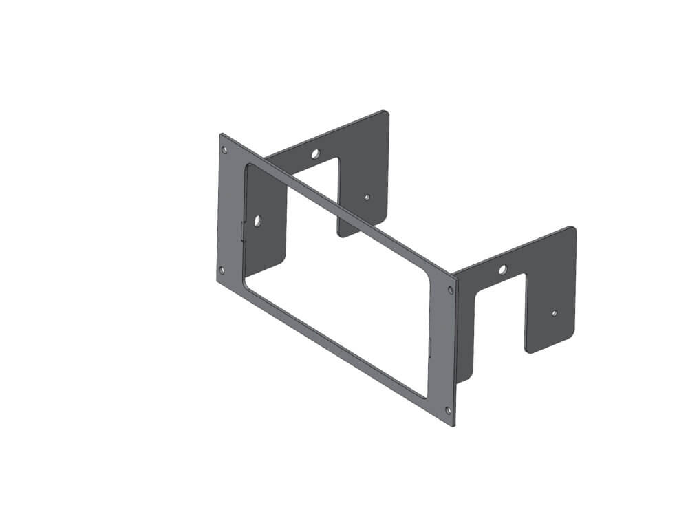 1-Piece Equipment Mounting Bracket, 4″ Mounting Space, Fits Whelen Core-S Control System