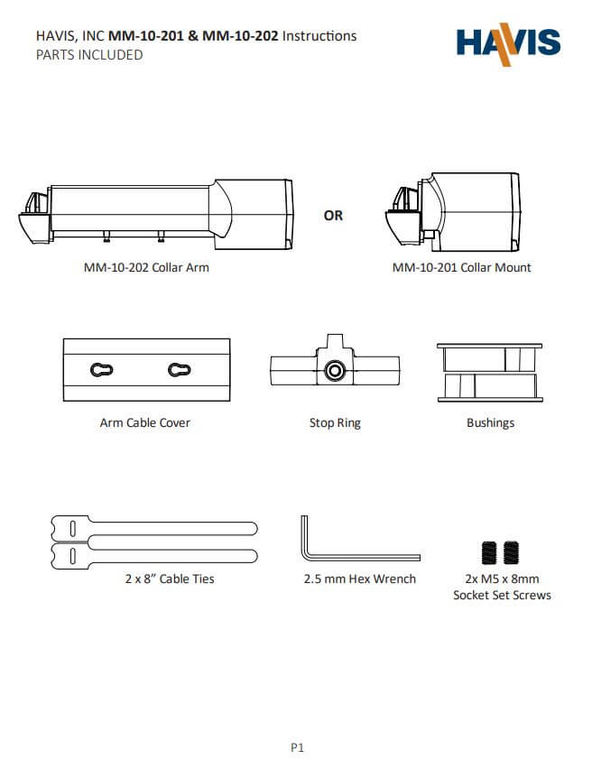 MM-10-201 & MM-10-202 Customer Installation Instructions