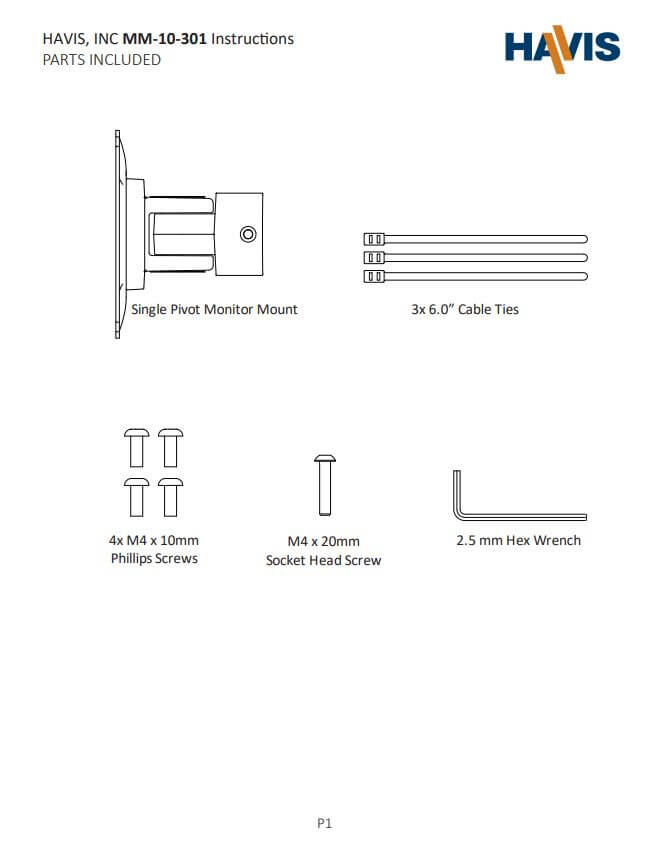 MM-10-301 Customer Installation Instructions