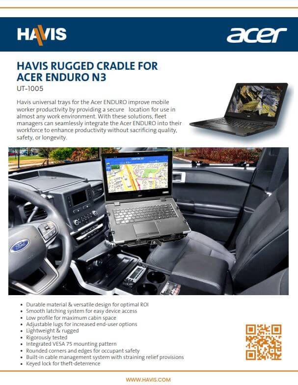 Acer Enduro N3 Sales Sheet