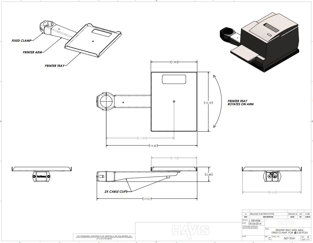 Customer Verification Drawing