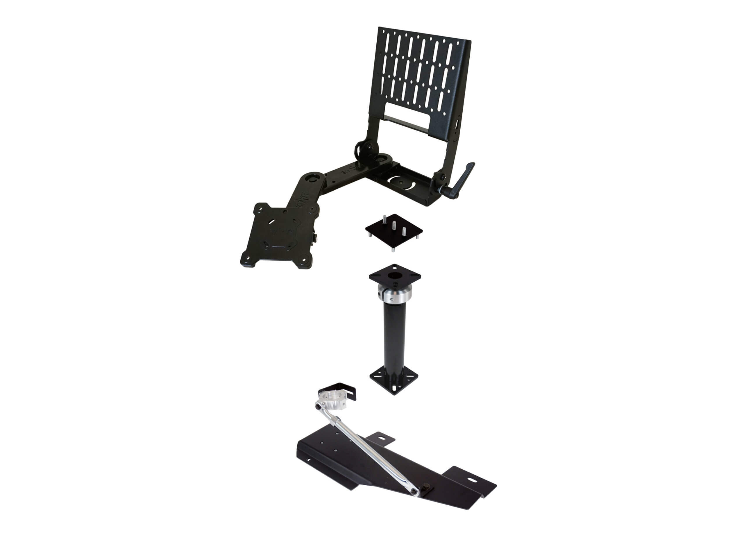 Standard Tablet Pedestal Mount Package For 1997-2025 Ford E-Series Van