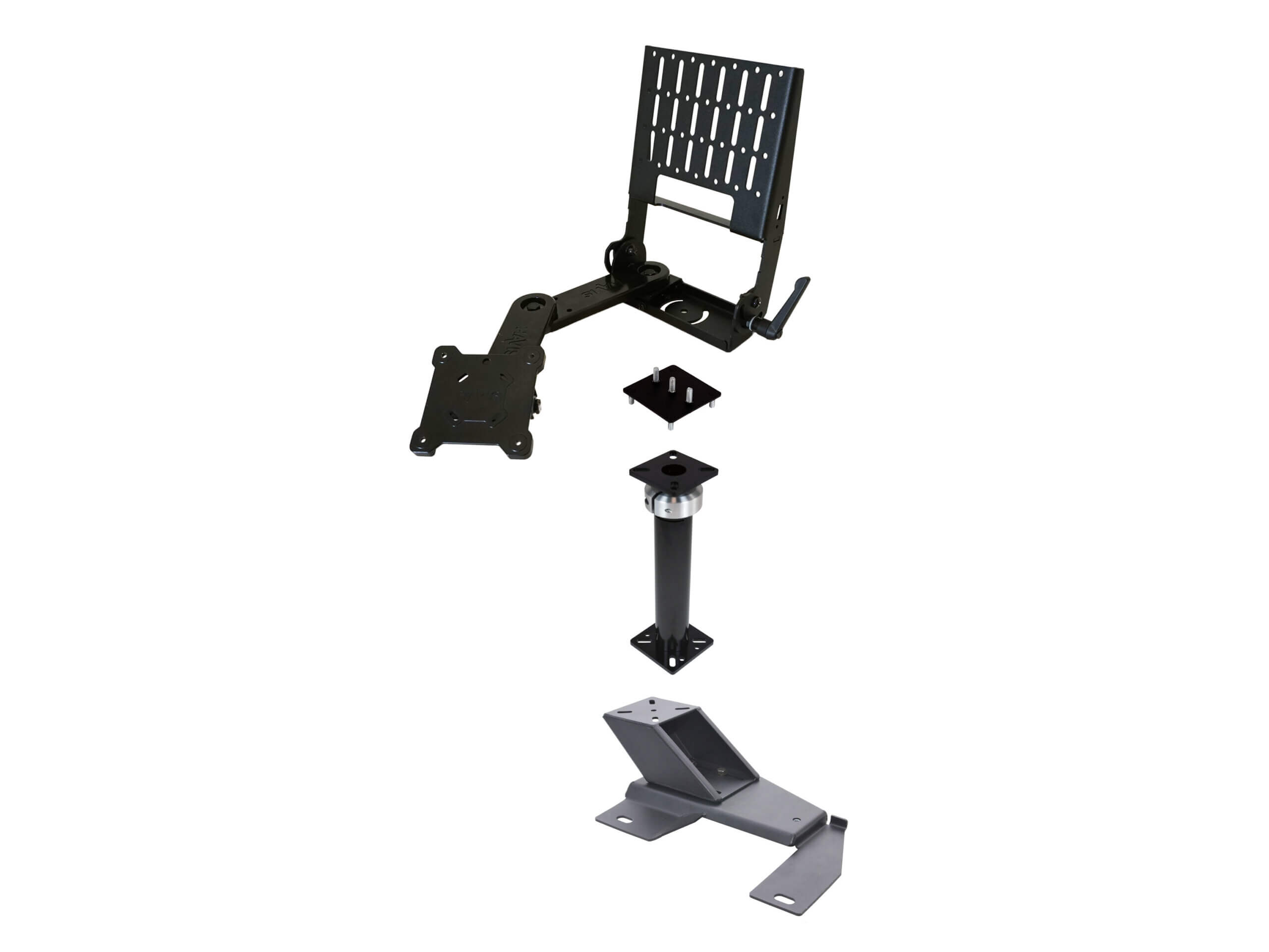 Standard Tablet Pedestal Mount Package For 1997-2025 Ford E-350 & E-450 Van