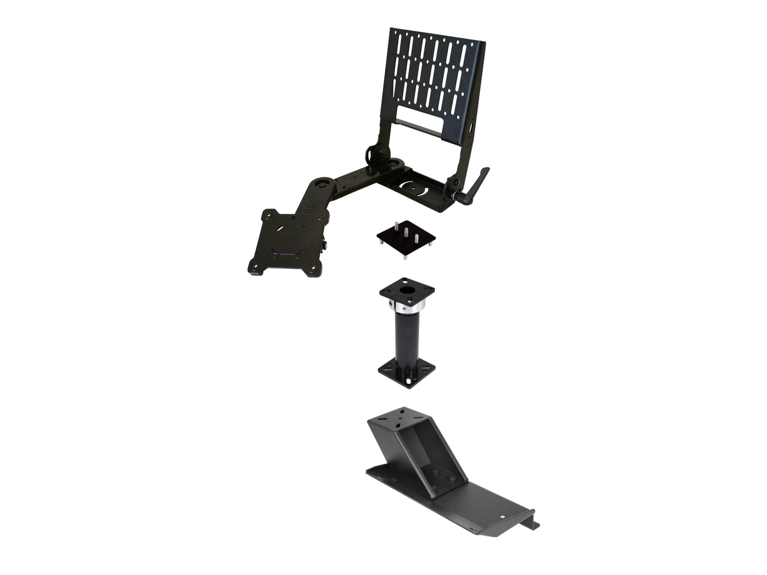 Standard Tablet Pedestal Mount Package for 1999-2016 Ford F-250 – F-550 & 2011-2025 F-650, F-750 Chassis Cab