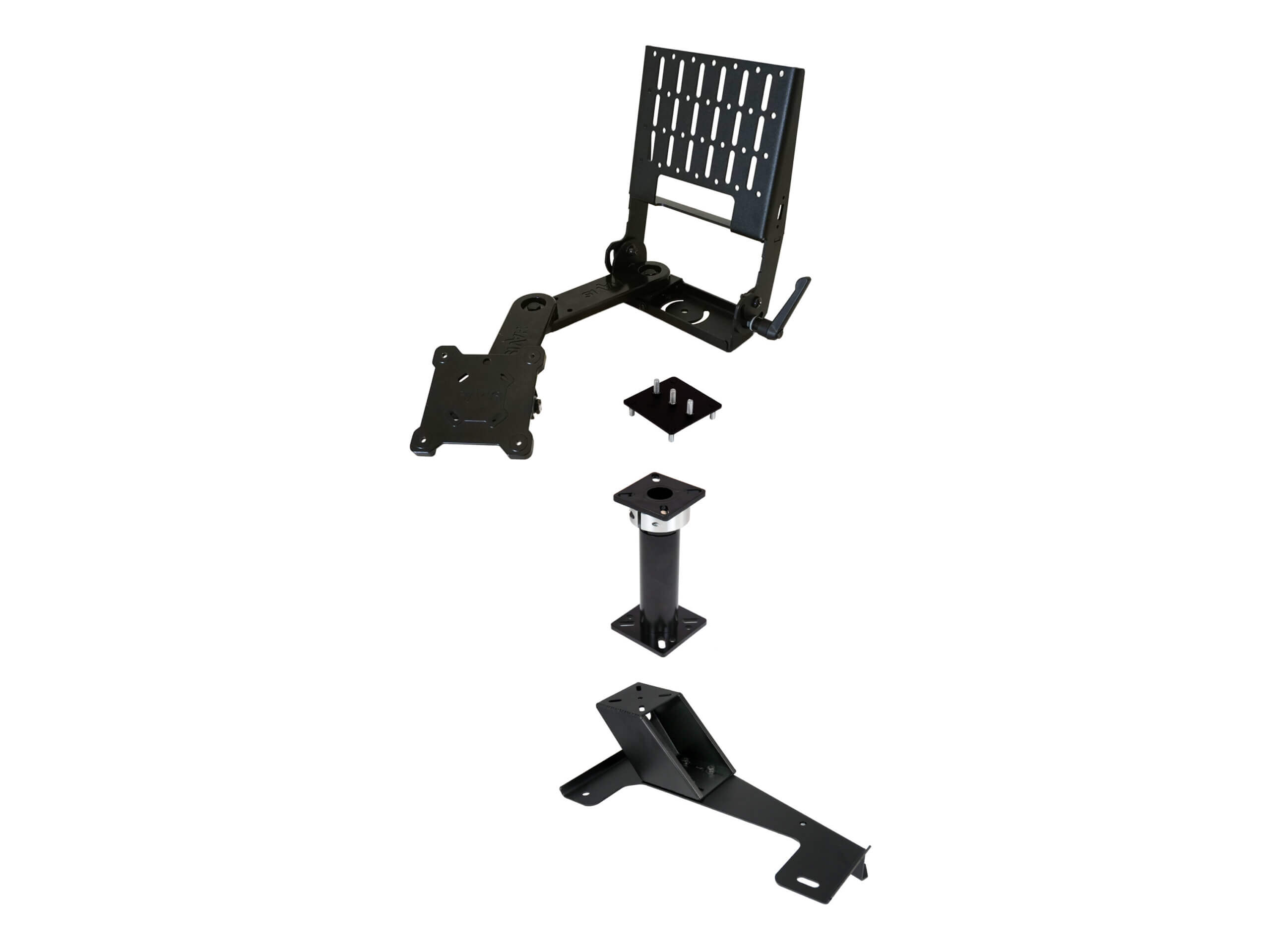Standard Tablet Pedestal Mount Package For 2011-2023 Dodge Charger, 2014-2020 AWD Charger & Chrysler 300