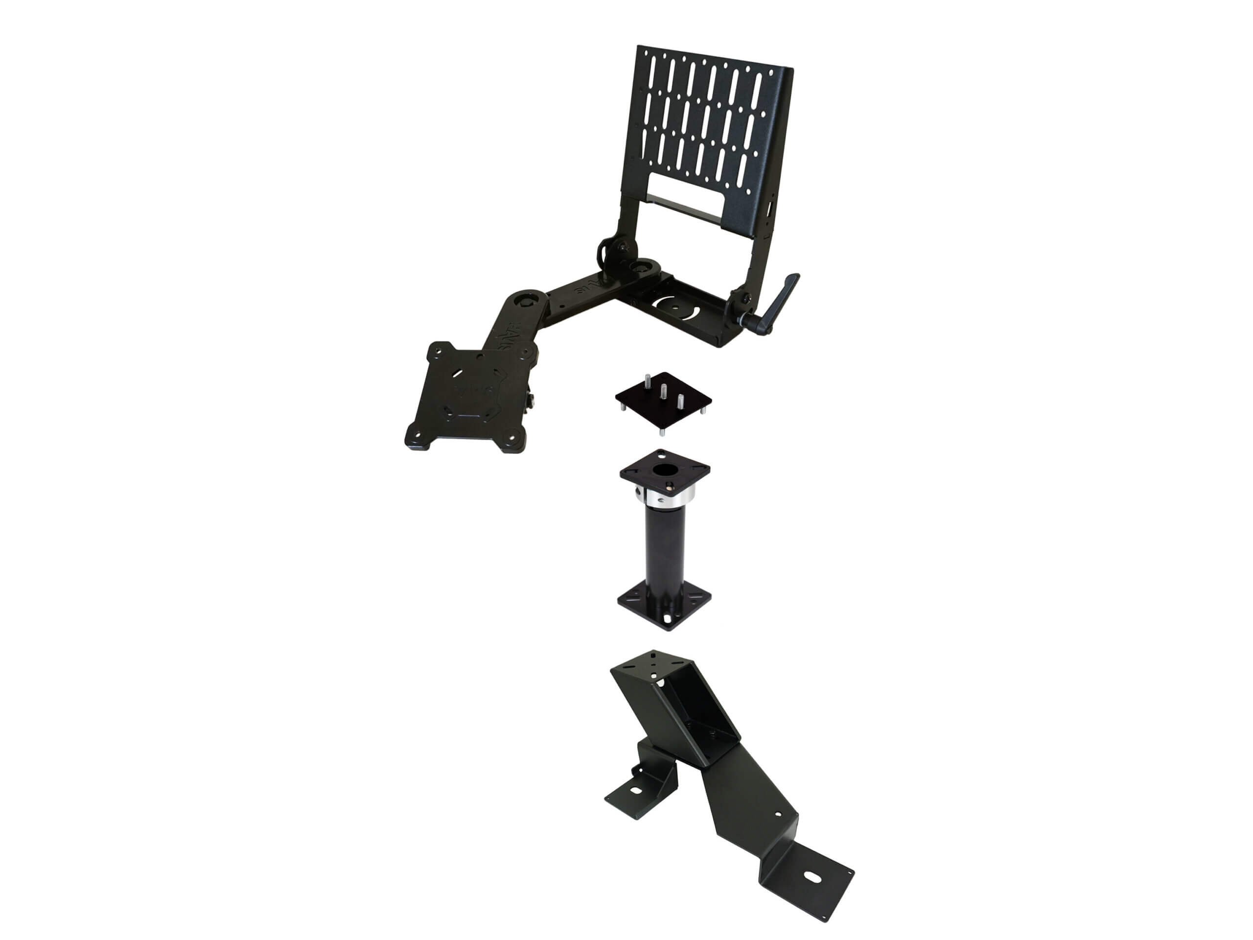 Standard Tablet Pedestal Mount Package For 2018-2025 Ford Expedition, Ford 2015-2025 F-150, 2017-2025 F-250, F-350, F-450, F-550 Chassis Cab, & 2022-2025 Ford F-150 Lightning
