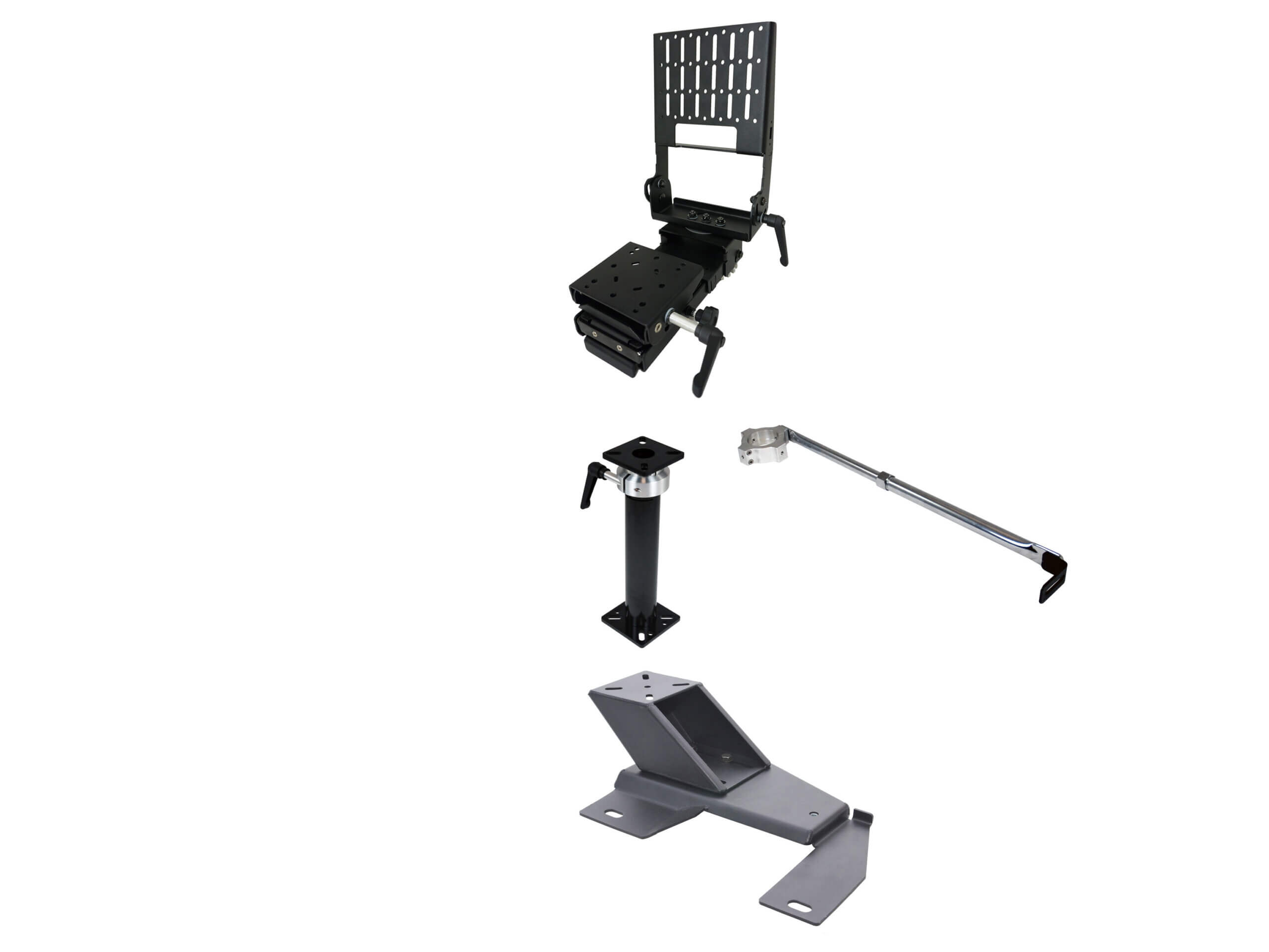 Premium Tablet Pedestal Mount Package for 1997-2025 Ford E-350 & E-450 Series Vans