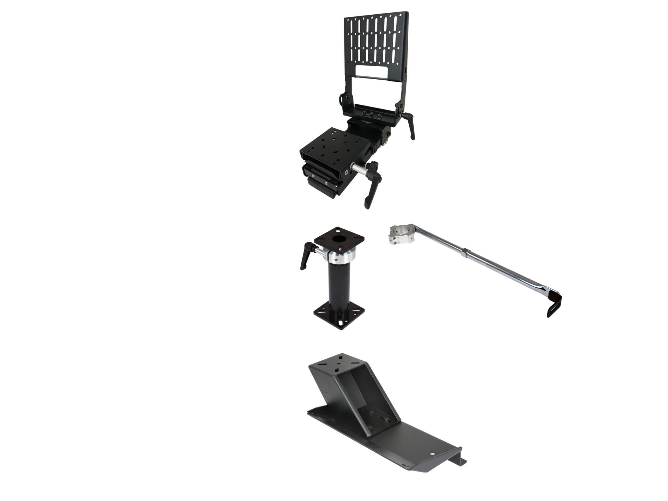 Premium Tablet Pedestal Mount Package for 1999-2016 Ford F-250 – F-550 & 2011-2025 F-650, F-750 Chassis Cab