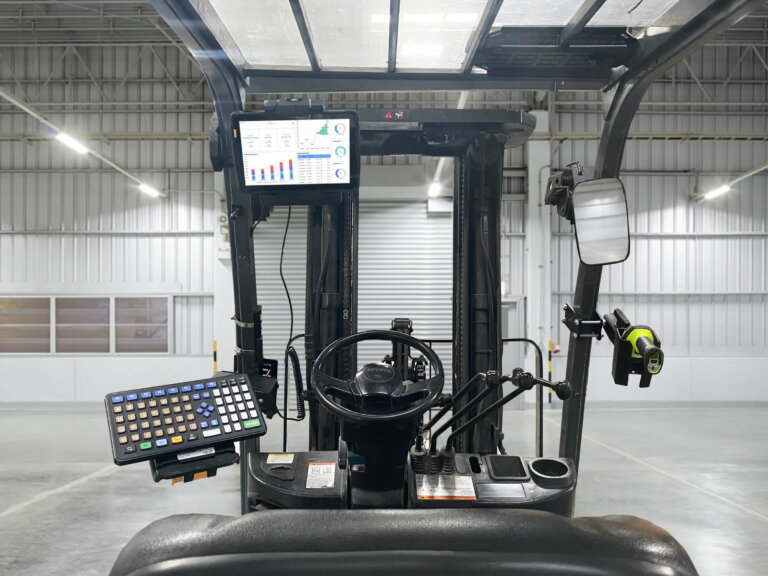 Zebra ET4X 10" Dock on Forklift