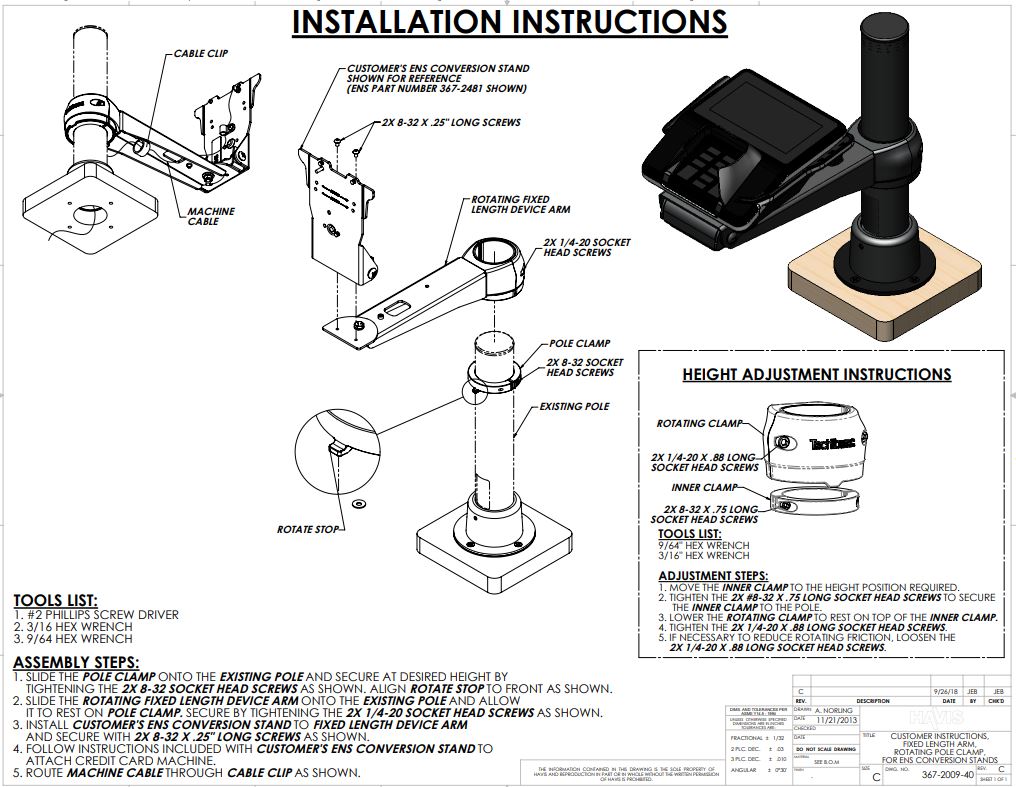 Customer Instructions