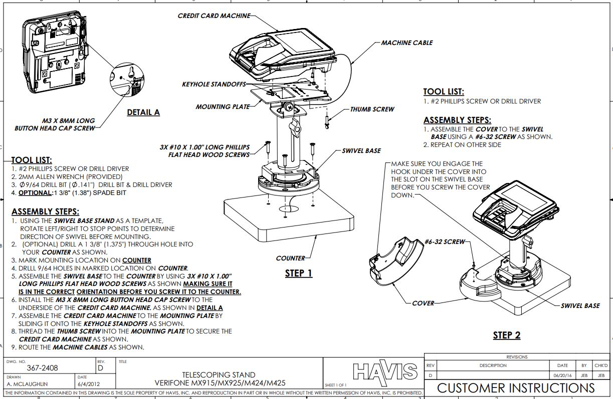 Customer Instructions