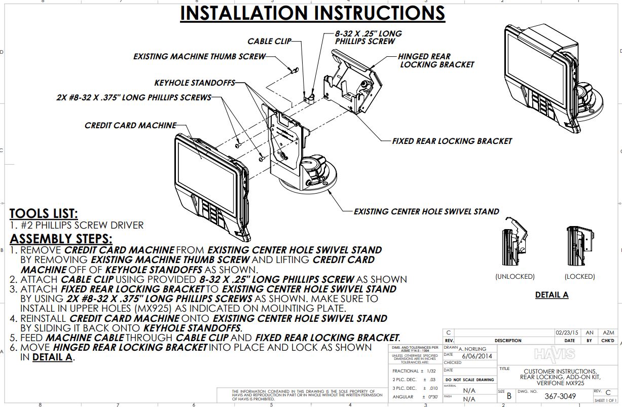 Customer Instructions